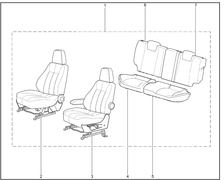 Комплект сидений (Комфорт, Люкс) (с 21.12.2020)