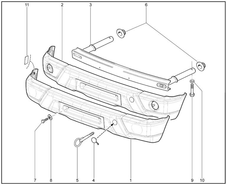 Бампер передний (URBAN)