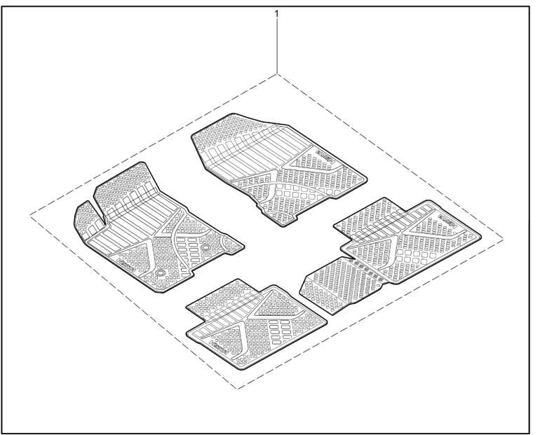 Ковры салона литьевые