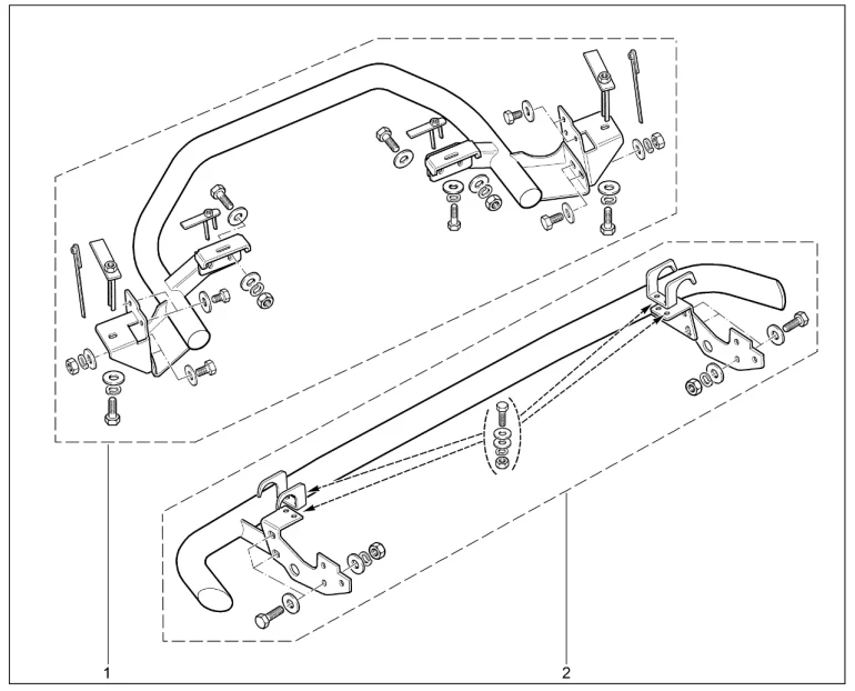 Защита бампера заднего
