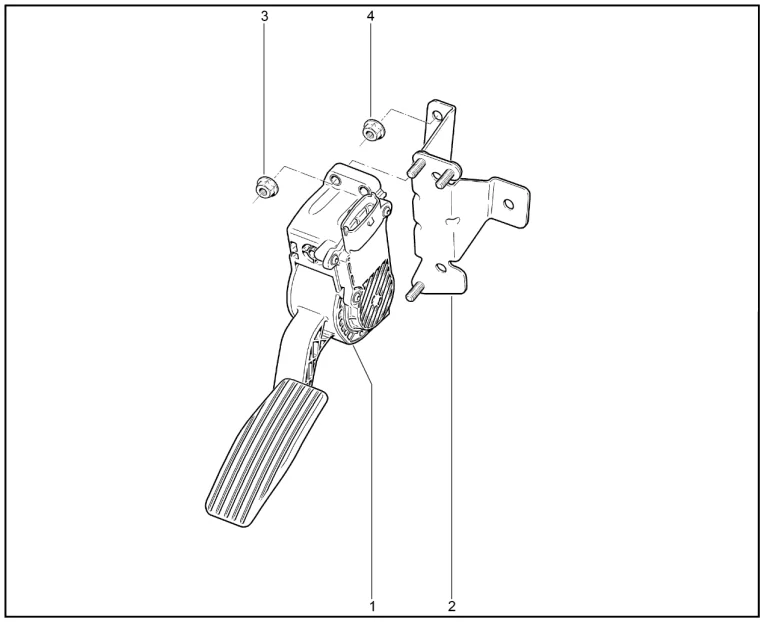 Педаль акселератора