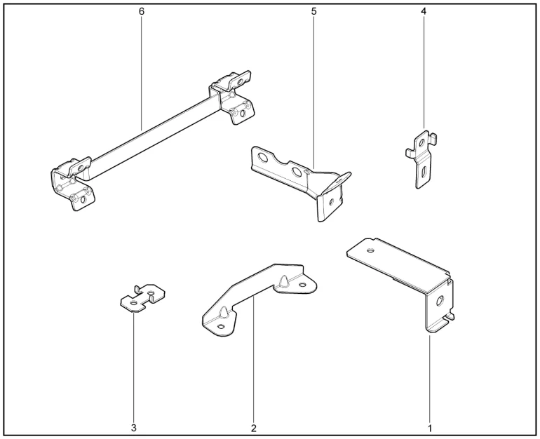 Кронштейны крепления жгутов