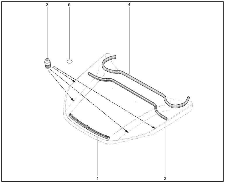 Уплотнители капота, буферы