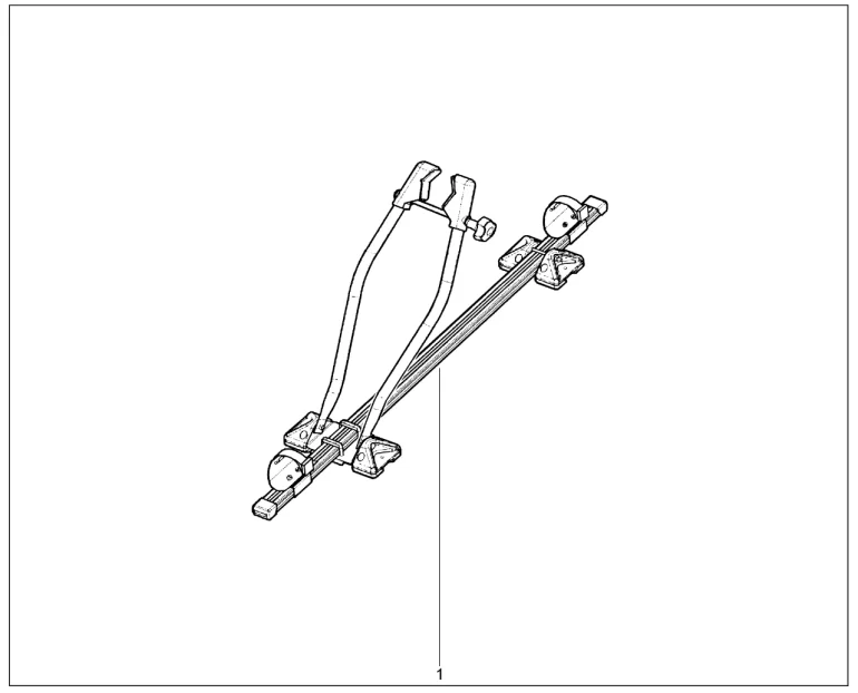 Крепление для перевозки велосипеда