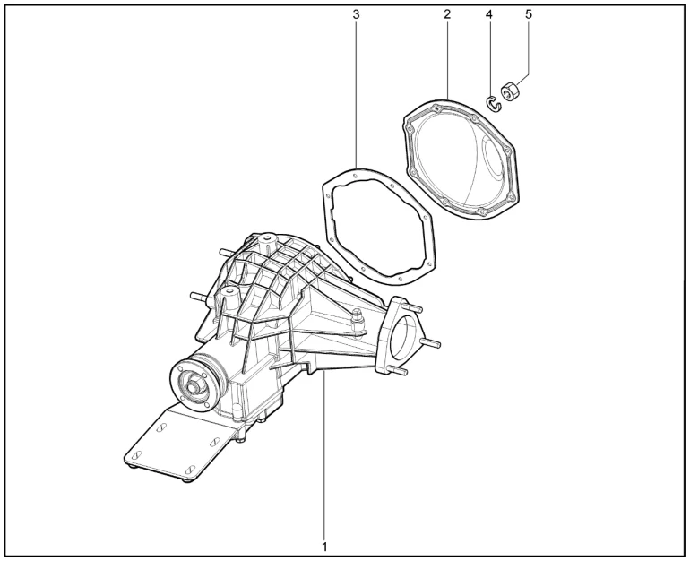 Мост передний