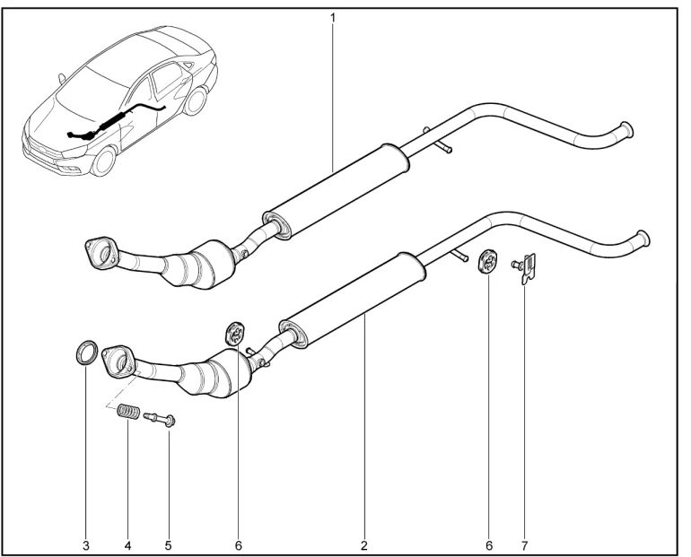 Глушитель дополнительный (H4M)