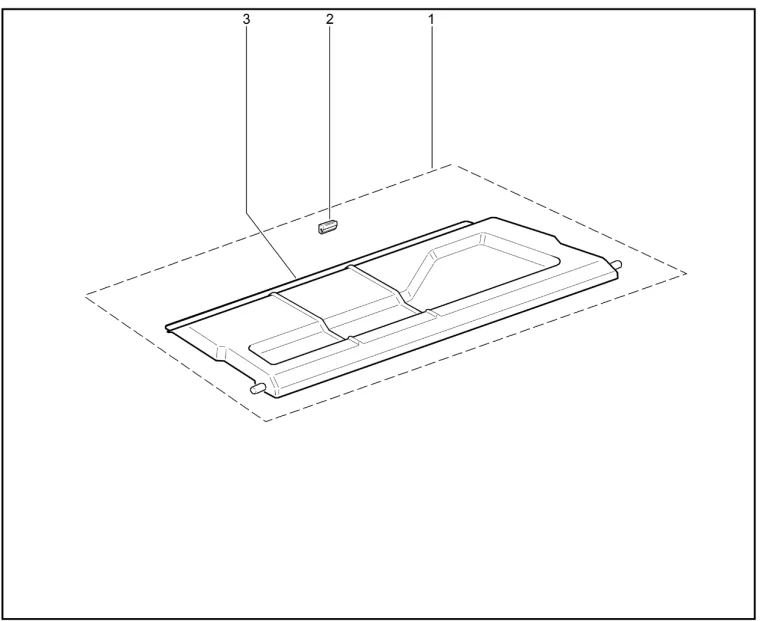 Полка багажника(21214)