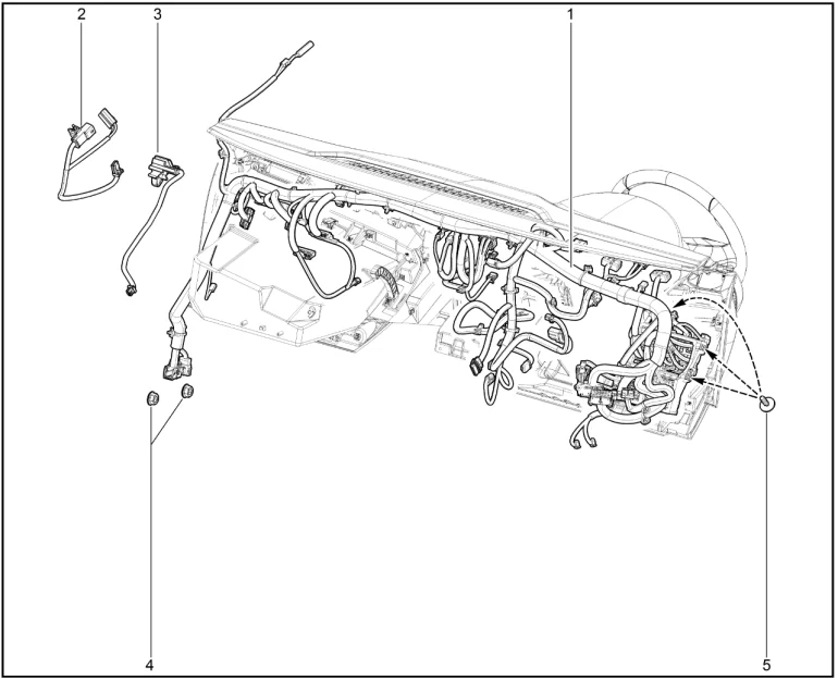 Жгут проводов панели приборов