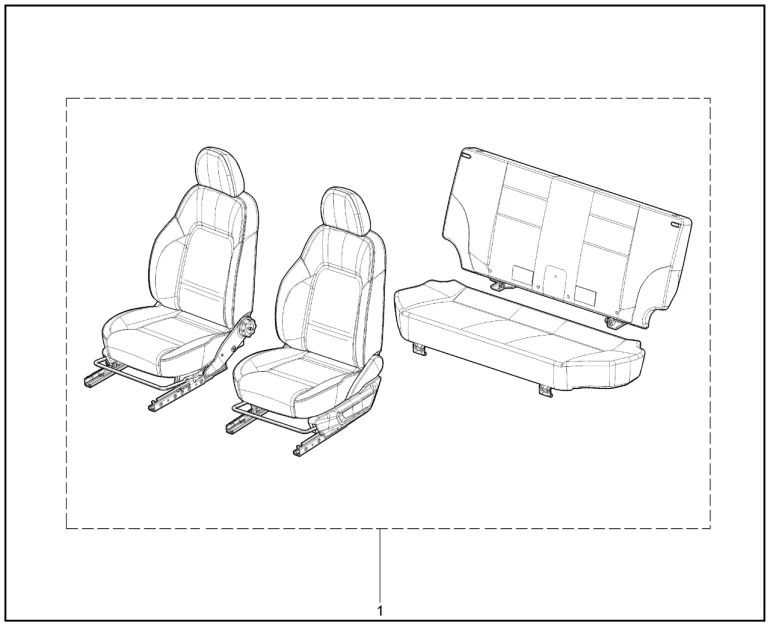 Комплект сидений (2131)