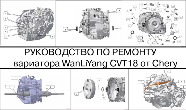 Техническая инструкция по вариатору WanLiYang CVT18 от Chery
