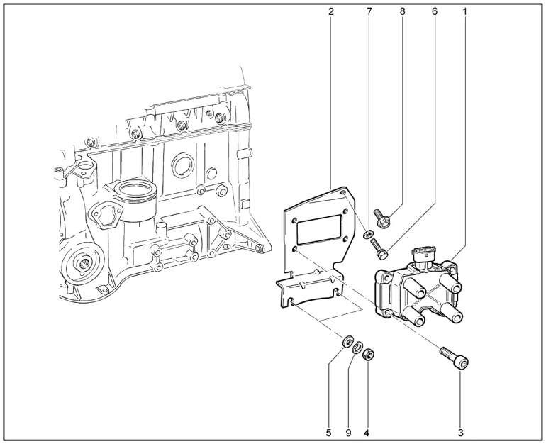 Катушки зажигания (дв.1,7л. - P3N)