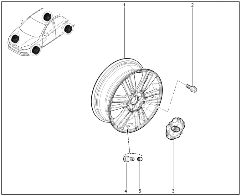 Диск колеса (литой) 16" ПТАЛОМЕЙ