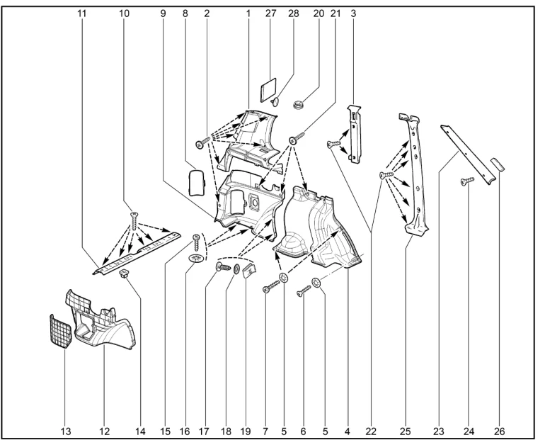 Обивки стоек (2131)