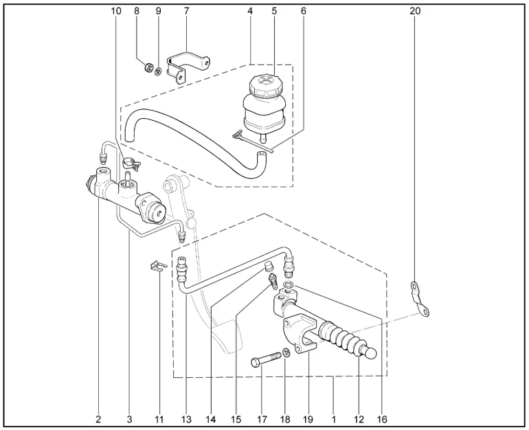 Привод сцепления