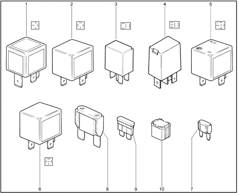 Реле и предохранители
