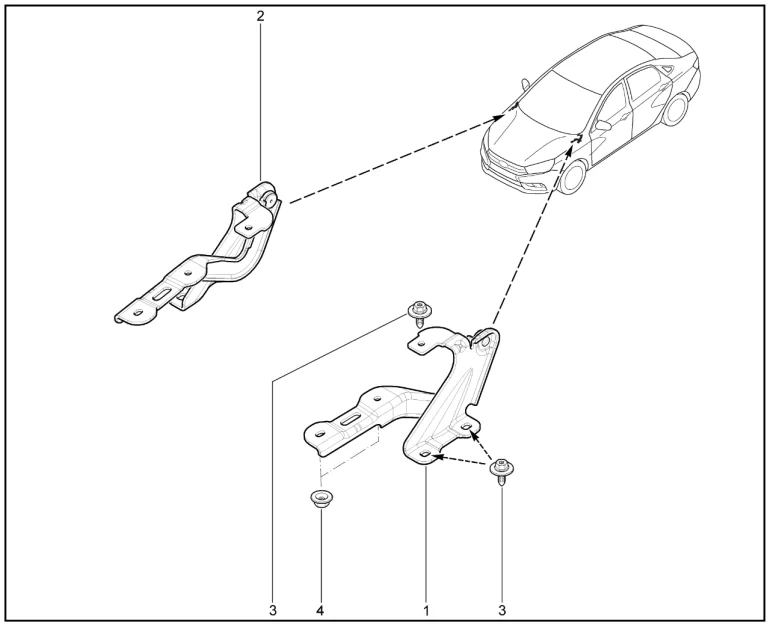 Петли капота