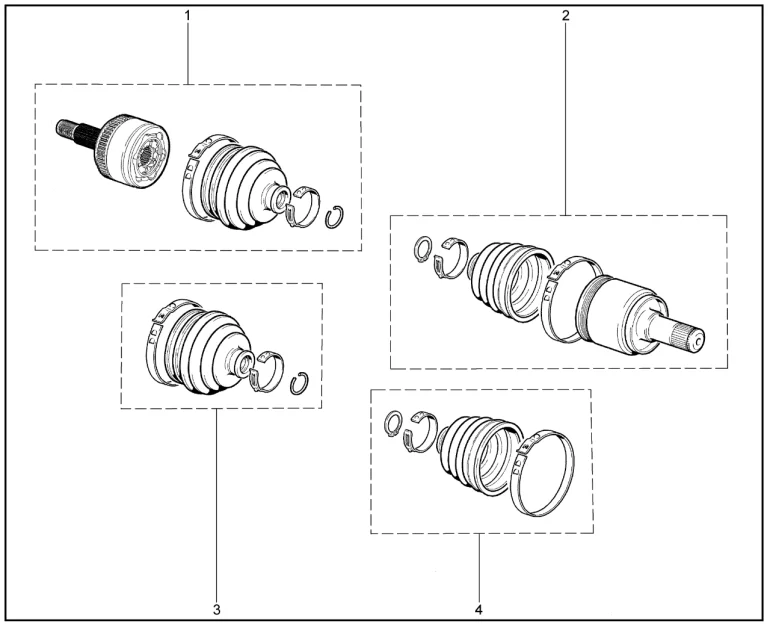 Комплекты шарниров привода
