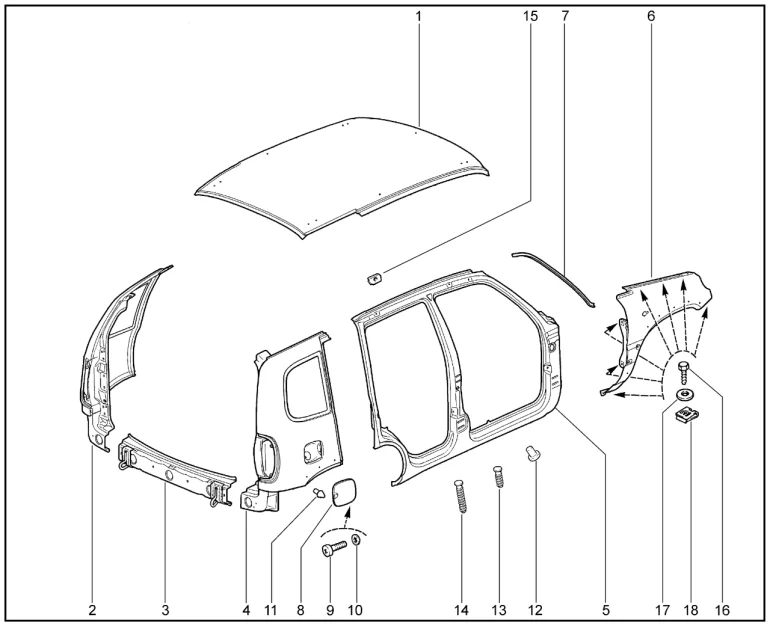 Панели кузова (до 12.2020)