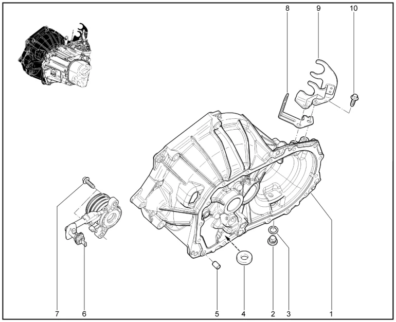 Картер сцепления