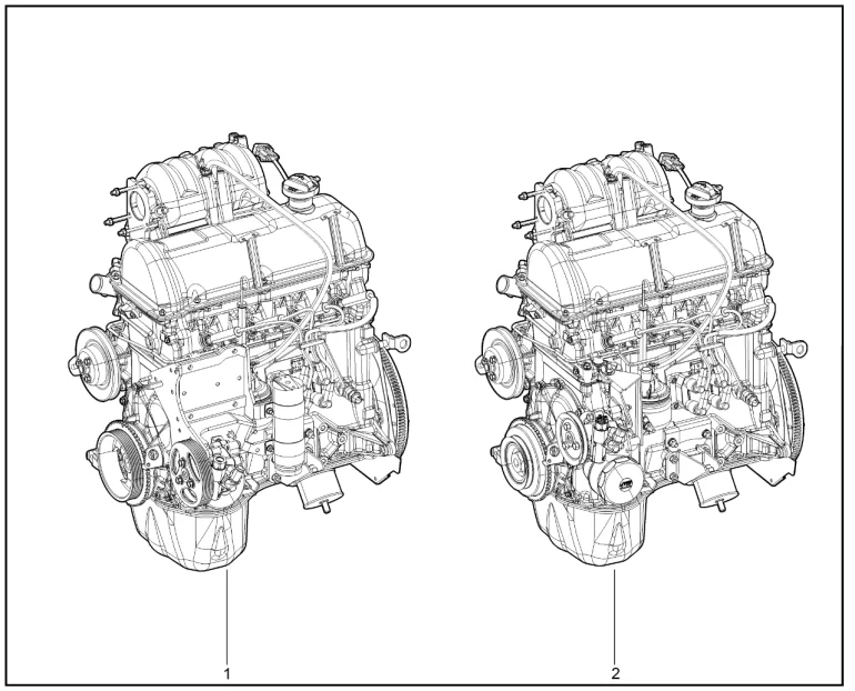 Двигатель в сборе (P3N)(XGL)