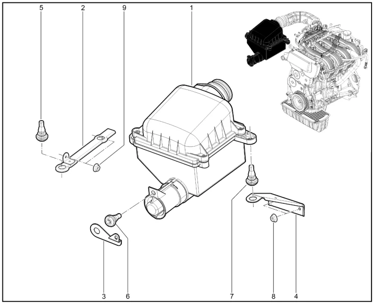 Фильтр воздушный в сборе (Sport)