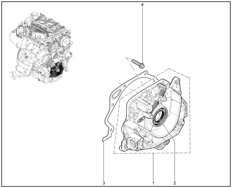 Насос маслянный (P4P)(с 10.12.2024)