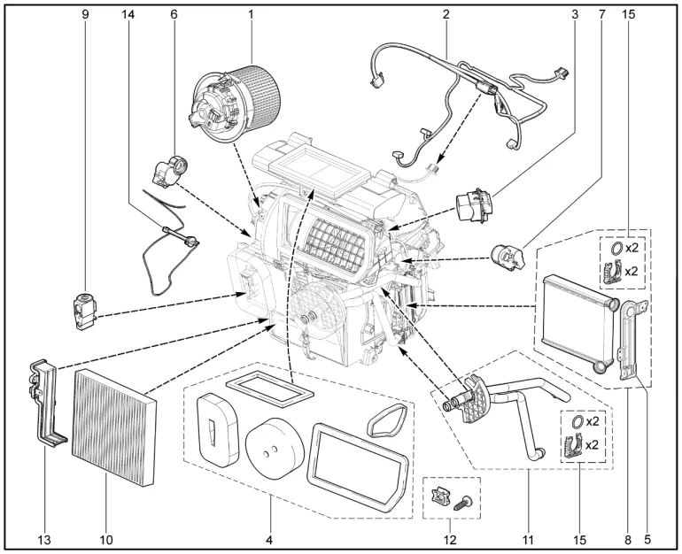 Отопитель (деталировка)