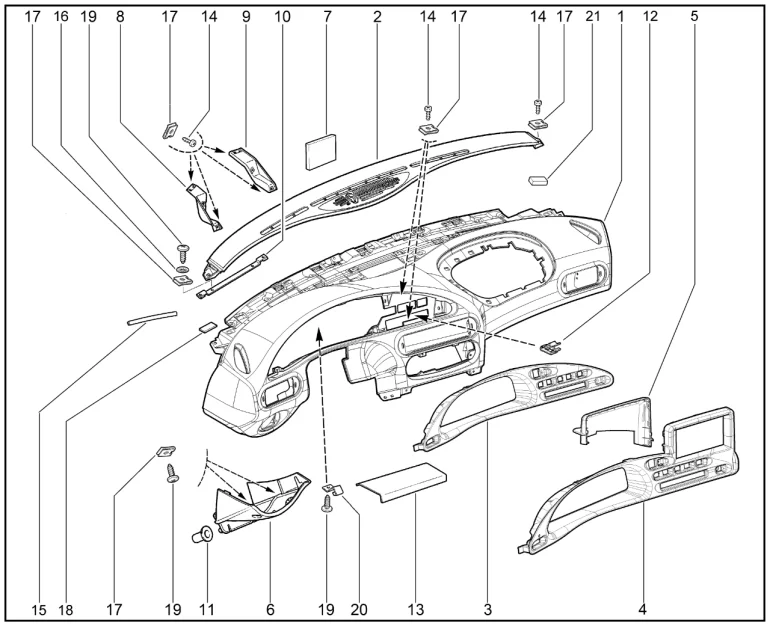 Панель приборов (с НПБ)