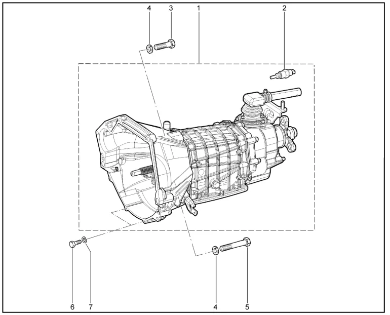 Коробка передач (дв.1,7л. - P3N)