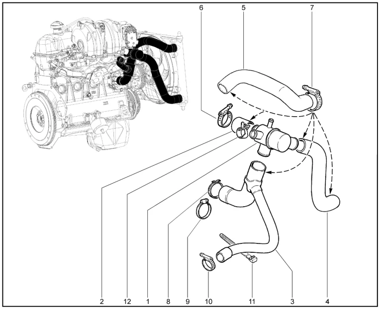 Термостат (дв.1,7л. - P3N)