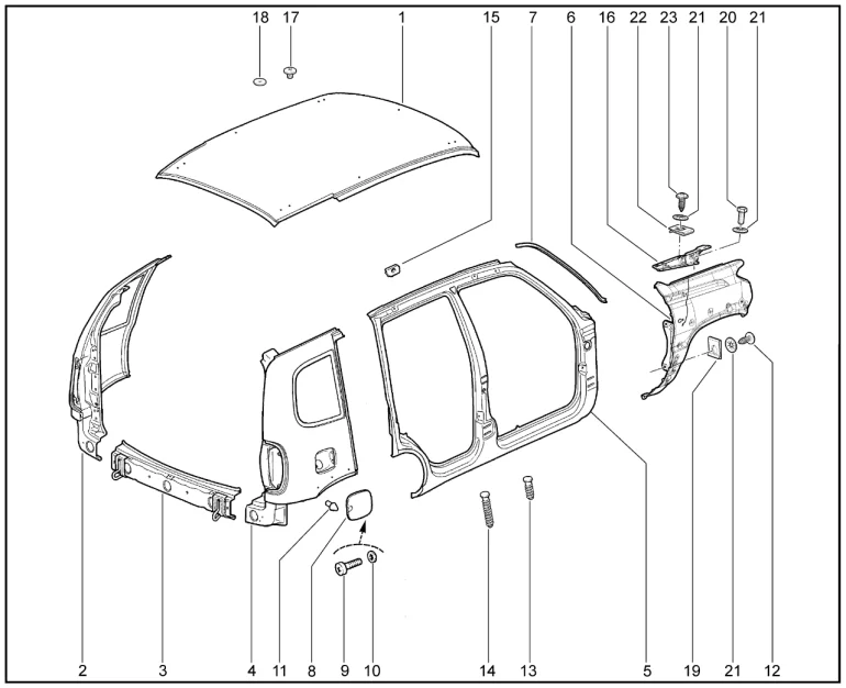 Панели кузова (с 12.2020)