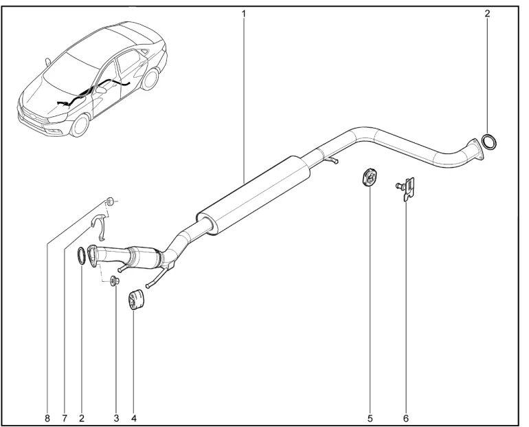 Глушитель дополнительный (SPORT)