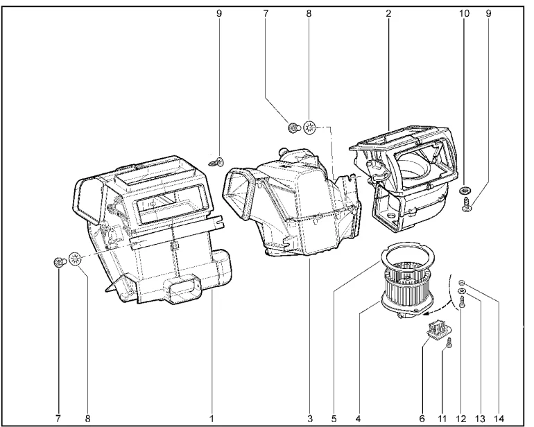 Отопитель, вентилятор, воздухоохладитель (c КУ)