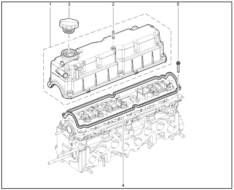 Крышка головки блока цилиндров (дв. 8 кл. - 11182, 11184)