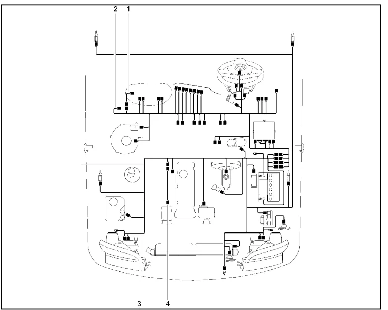 Жгуты проводов подкапотные