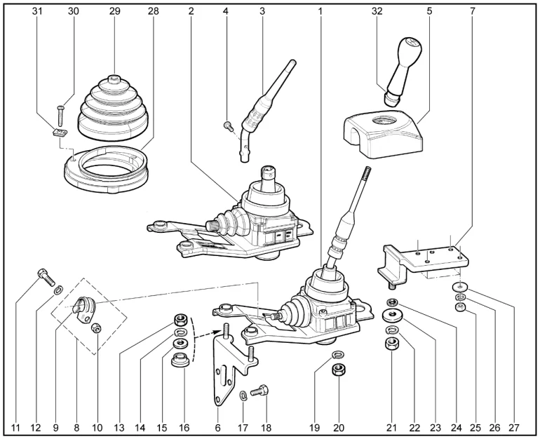 Привод механизма выбора передач