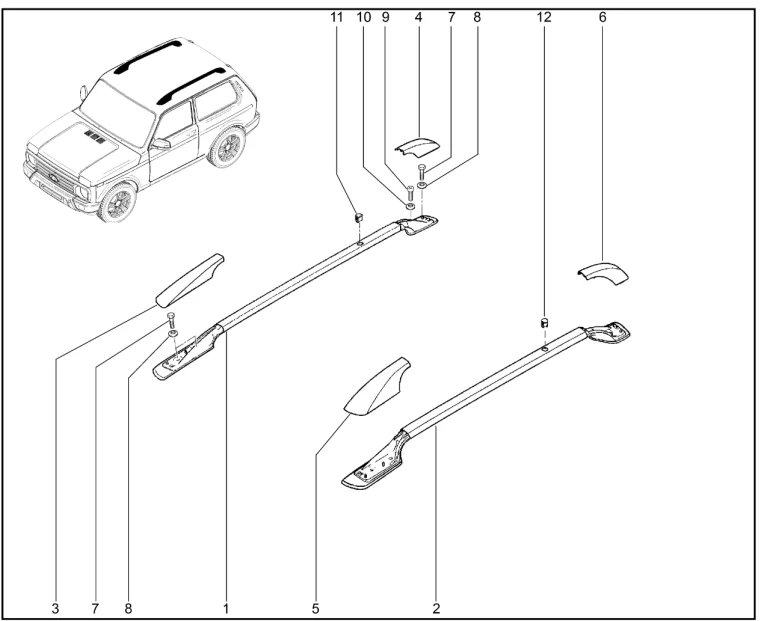 Рейлинги (BRONTO)