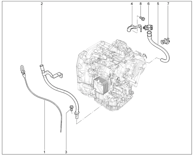 Детали КПП вариатор (для авто. с дв. H4M)