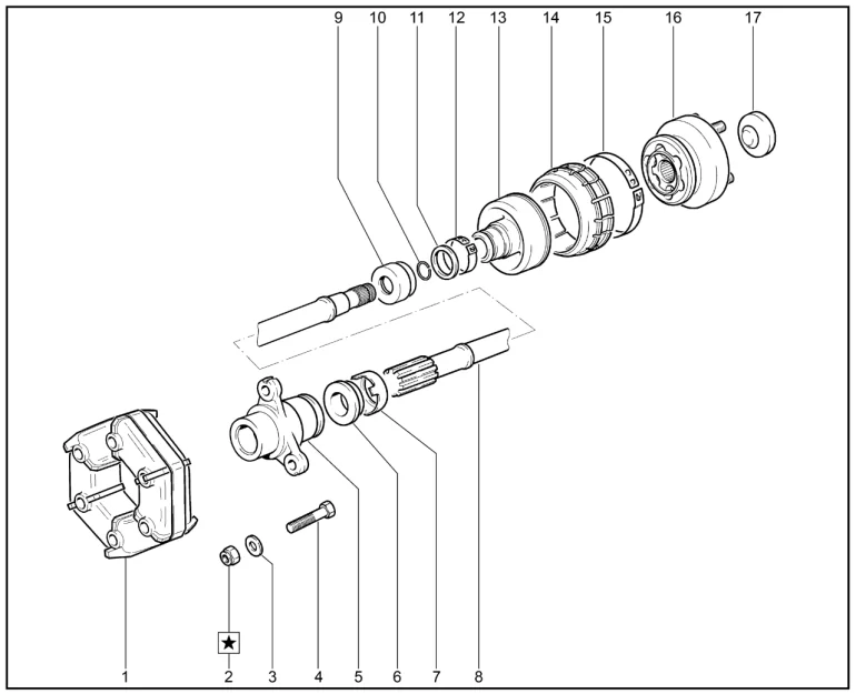 Вал карданный промежуточный
