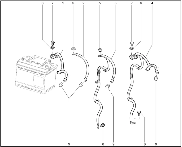 Провод соединительный АКБ с корпусом