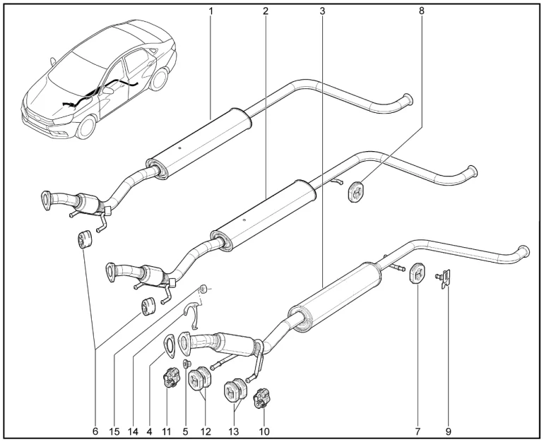 Глушитель дополнительный (Р3М,P4M,P4P)