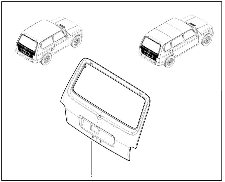 Дверь задка