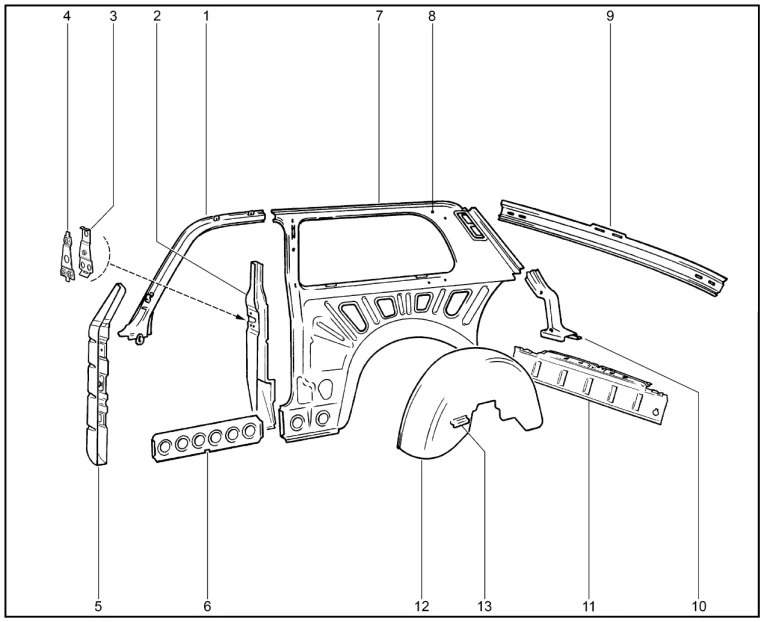 Элементы кузова внутренние (21214)