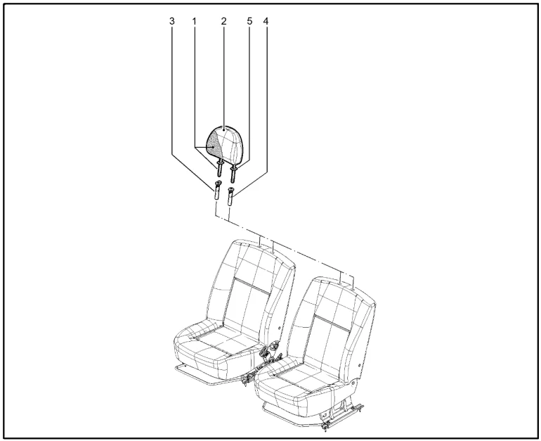 Подголовники первого ряда
