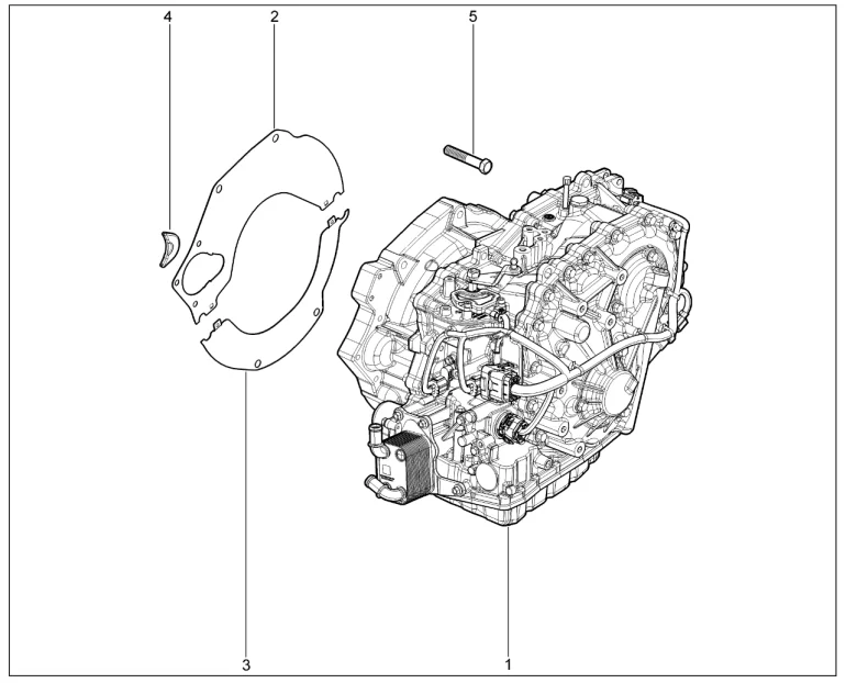 Коробка передач (вариатор + P4P,P4M)