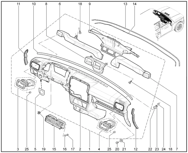 Панель приборов (M6.2)