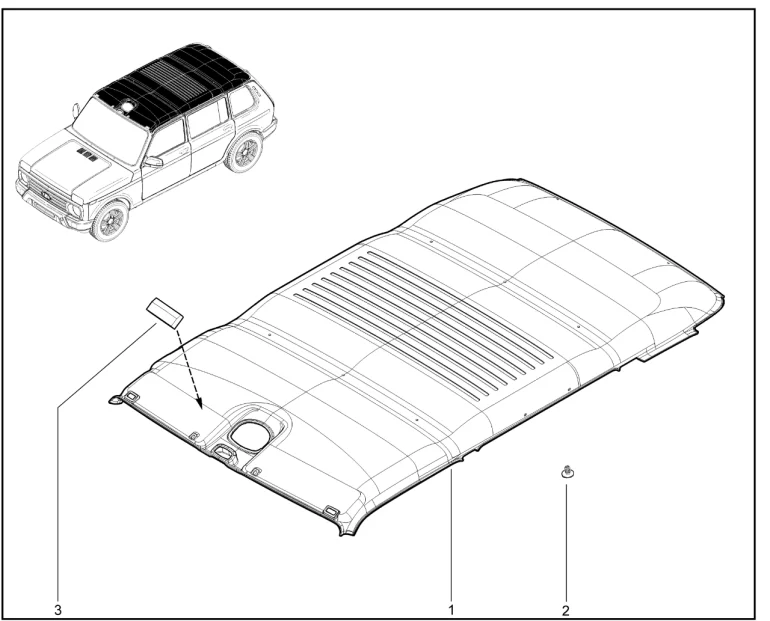 Обивка крыши (2131)