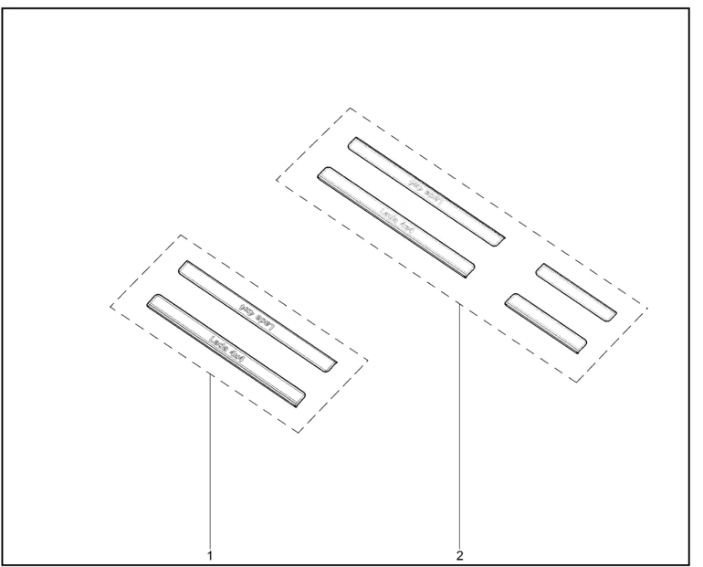 Накладки на пороги