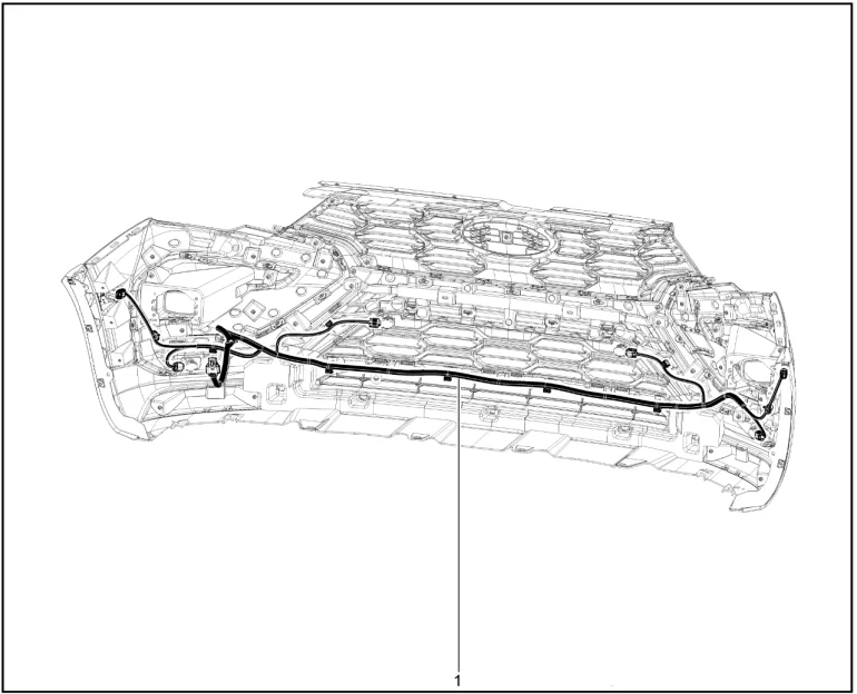 Жгут проводов переднего бампера (FL)