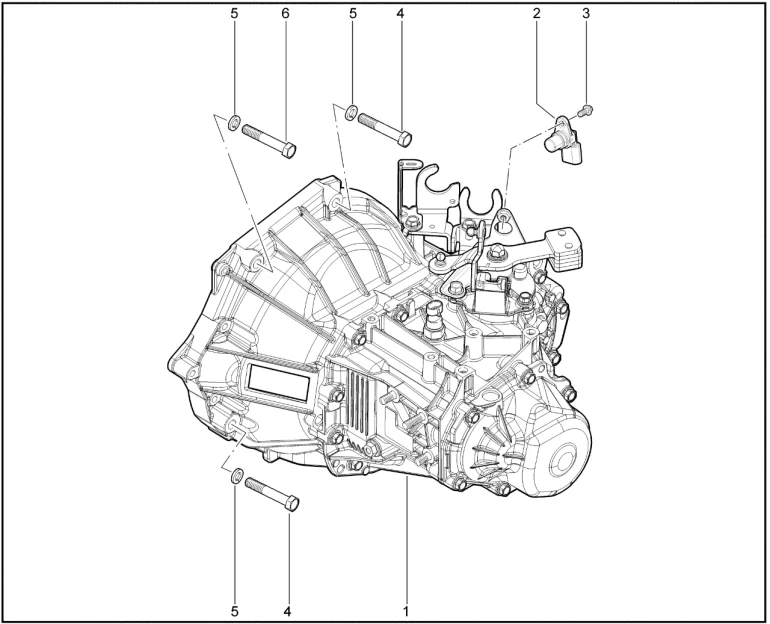 Коробка передач (механич. 5 ст.)(BVI5)